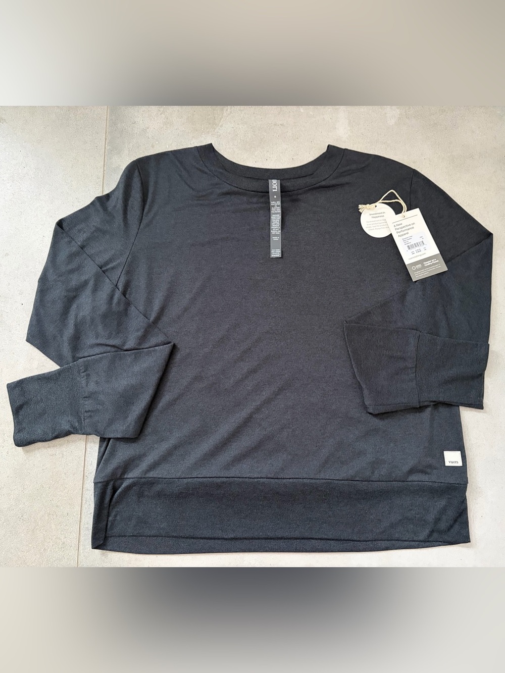Vuori Daydream Crew - Black Heather - Size M
